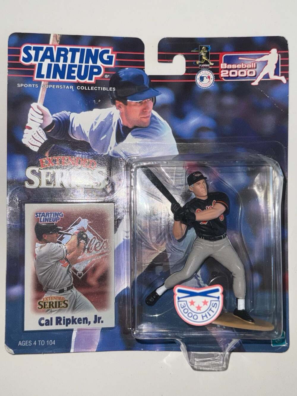 Starting Lineup 1996 & 2000 Cal Ripken Jr. Baseball Figure Lot